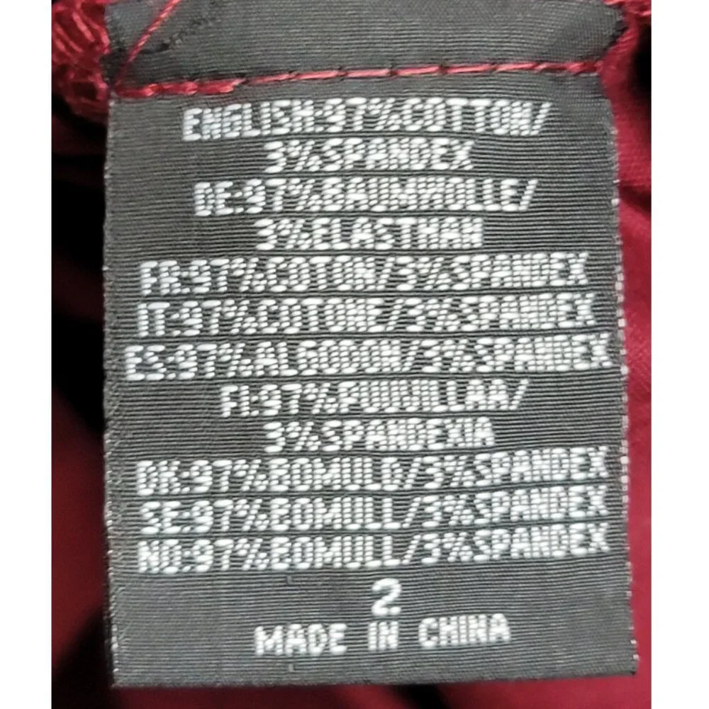 Hearts & Roses Burgundy Lace Sleeve Retro Swing Dress 2 2X 18 20 - Picture 8 of 9